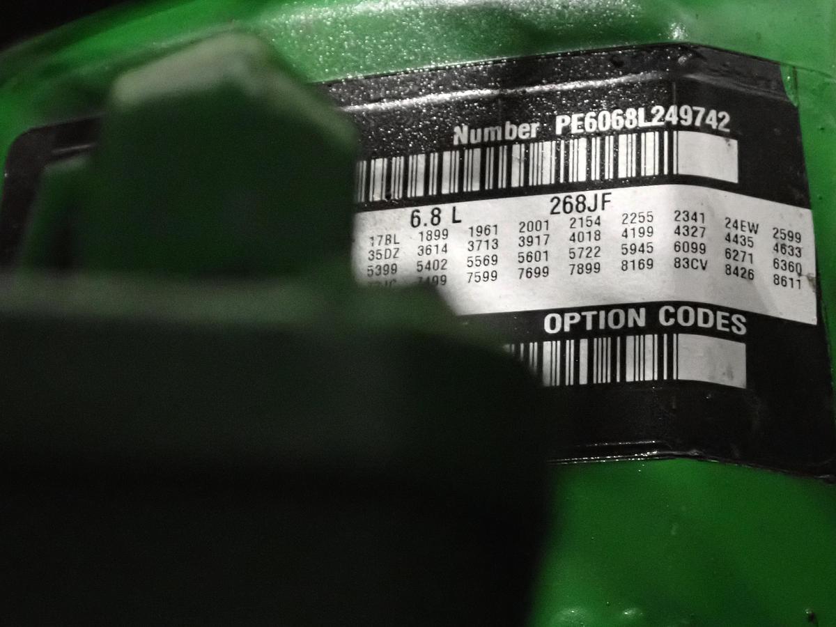 Used 2014 John Deere 6068HF485 Diesel Engine 509 HOURS!