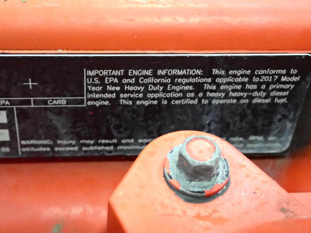 Used 2017 Cummins ISX12 425V Diesel Engine CPL 4892