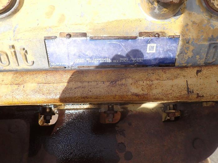 Used Detroit Diesel 16V71 Engine RUNS STRONG! VIDEO! Terex Euclid Truck V16 GM