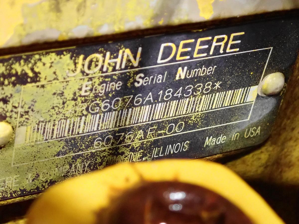Used John Deere 6076AF-00 Turbo Diesel Engine