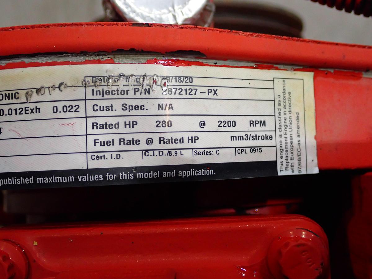Used 2007 Cummins ISL9 8.9 Liter 280 HP Diesel Engine