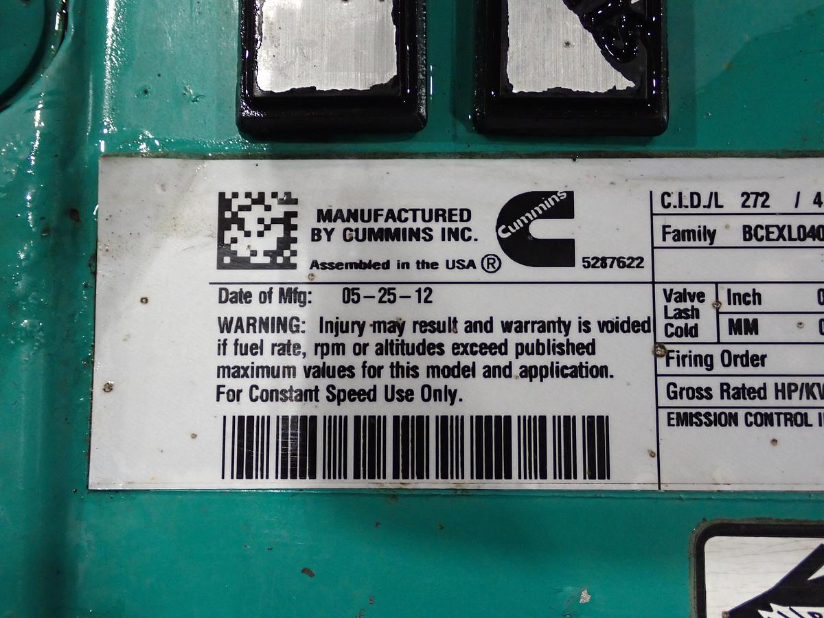 Used 2012 Cummins QSB 4.5 Diesel Engine 135 HOURS!