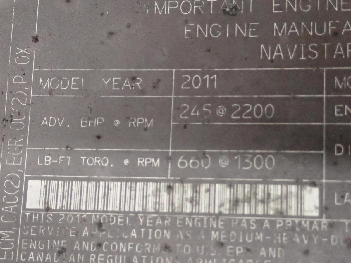 Used 2011 International Maxxforce DT Diesel Engine A245 245 HP