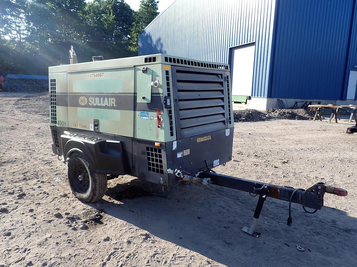 Used 2018 Sullair 400EH DPQ 400 CFM Air Compressor