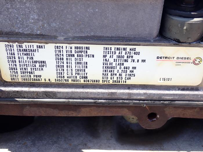 Used 1995 Detroit Diesel 12.7 Series 60 DDEC 3 Truck Engine