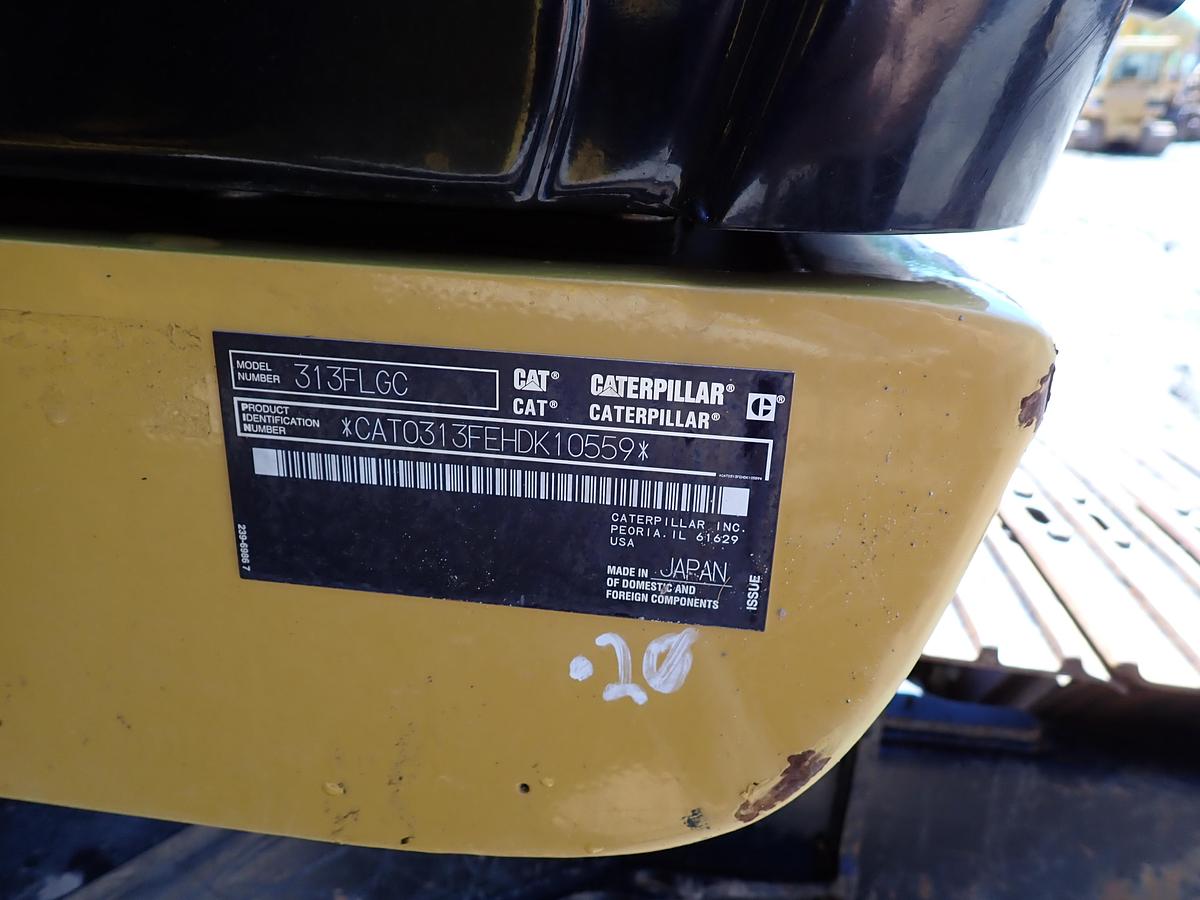 Used 2020 CAT 313FL GC Excavator w/ CAT PROGRESSIVE THUMB