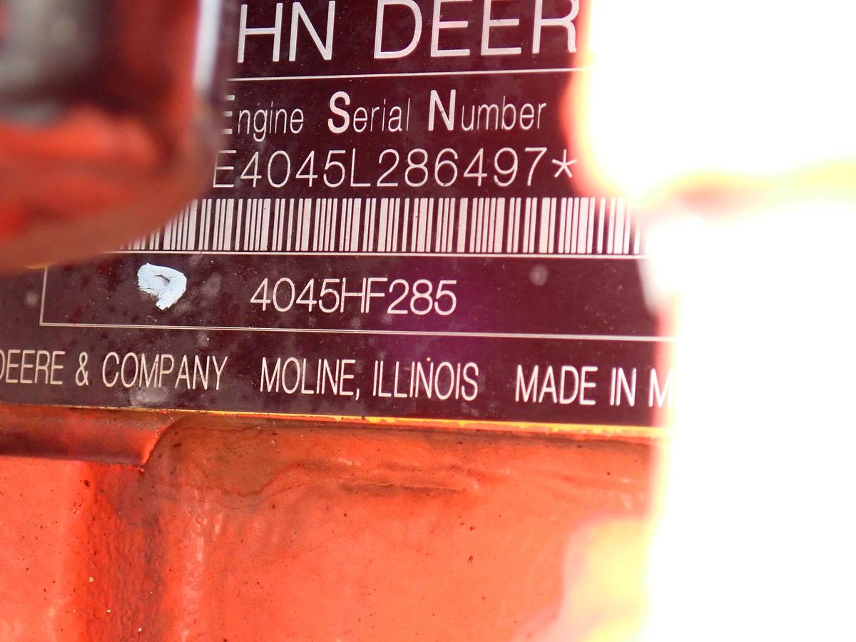 Used 2016 John Deere 4045HF285 Diesel Engine Power Unit