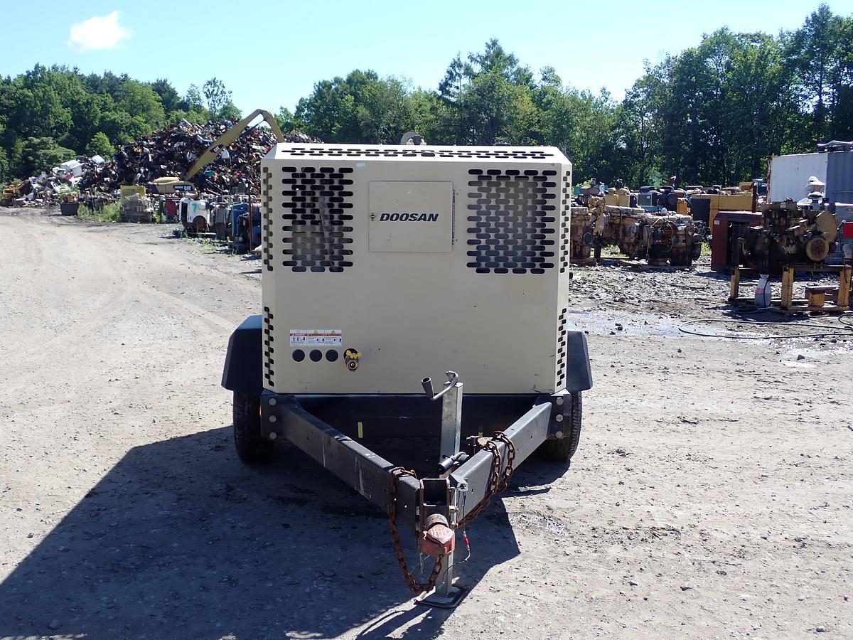 Used 2022 Doosan P425/HP375 Air Compressor 1528 HOURS