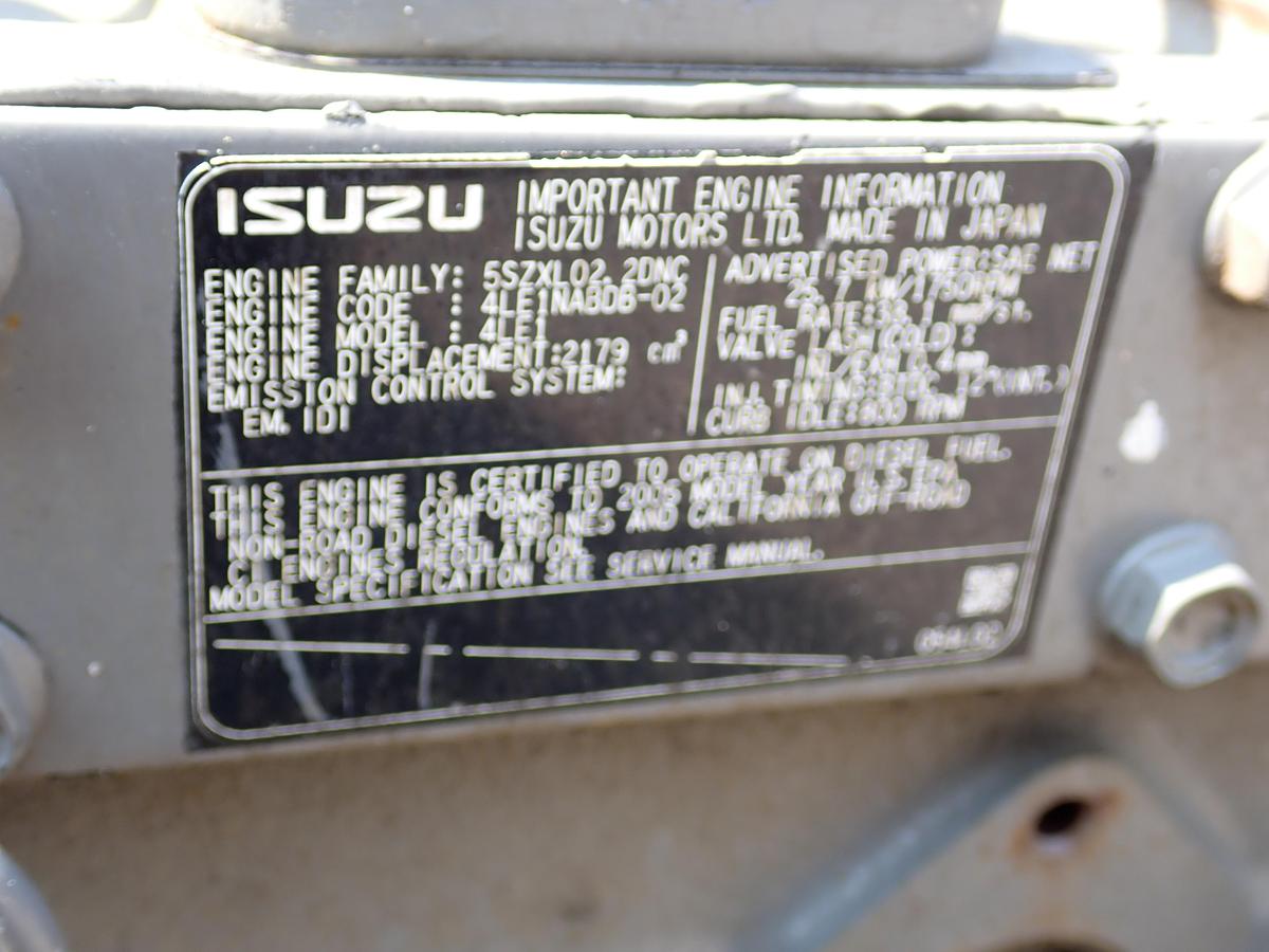 Used 2005 Isuzu 4LE1-DA05 Diesel Engine
