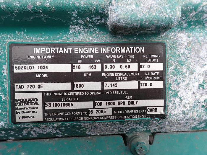 Used 2005 Volvo TAD720GE