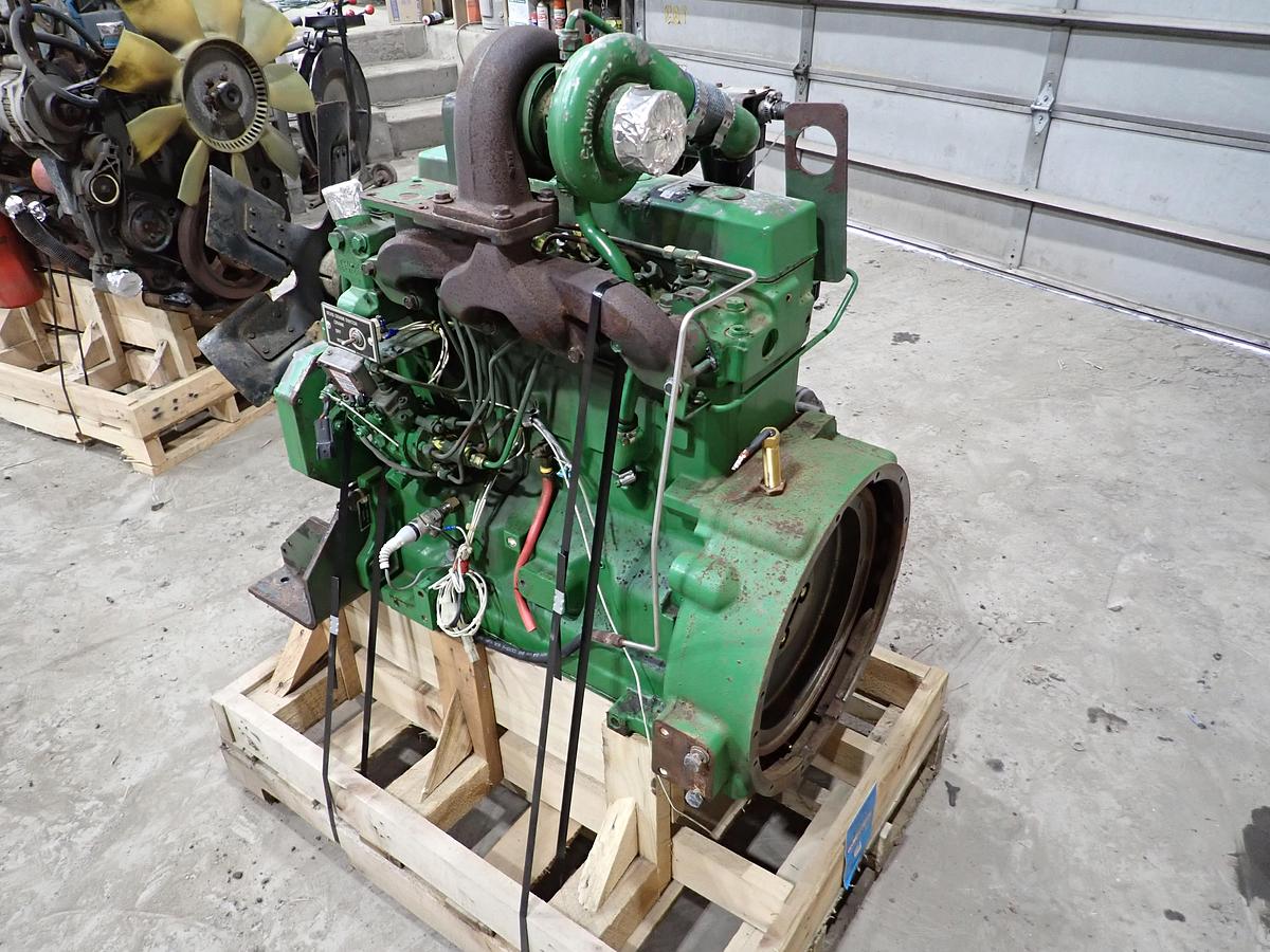 Used John Deere 4045TF151 Turbo Diesel Engine 744 HOURS!