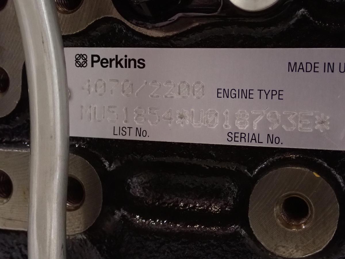 2019 Perkins 1204F-E44TTAN Diesel Engine