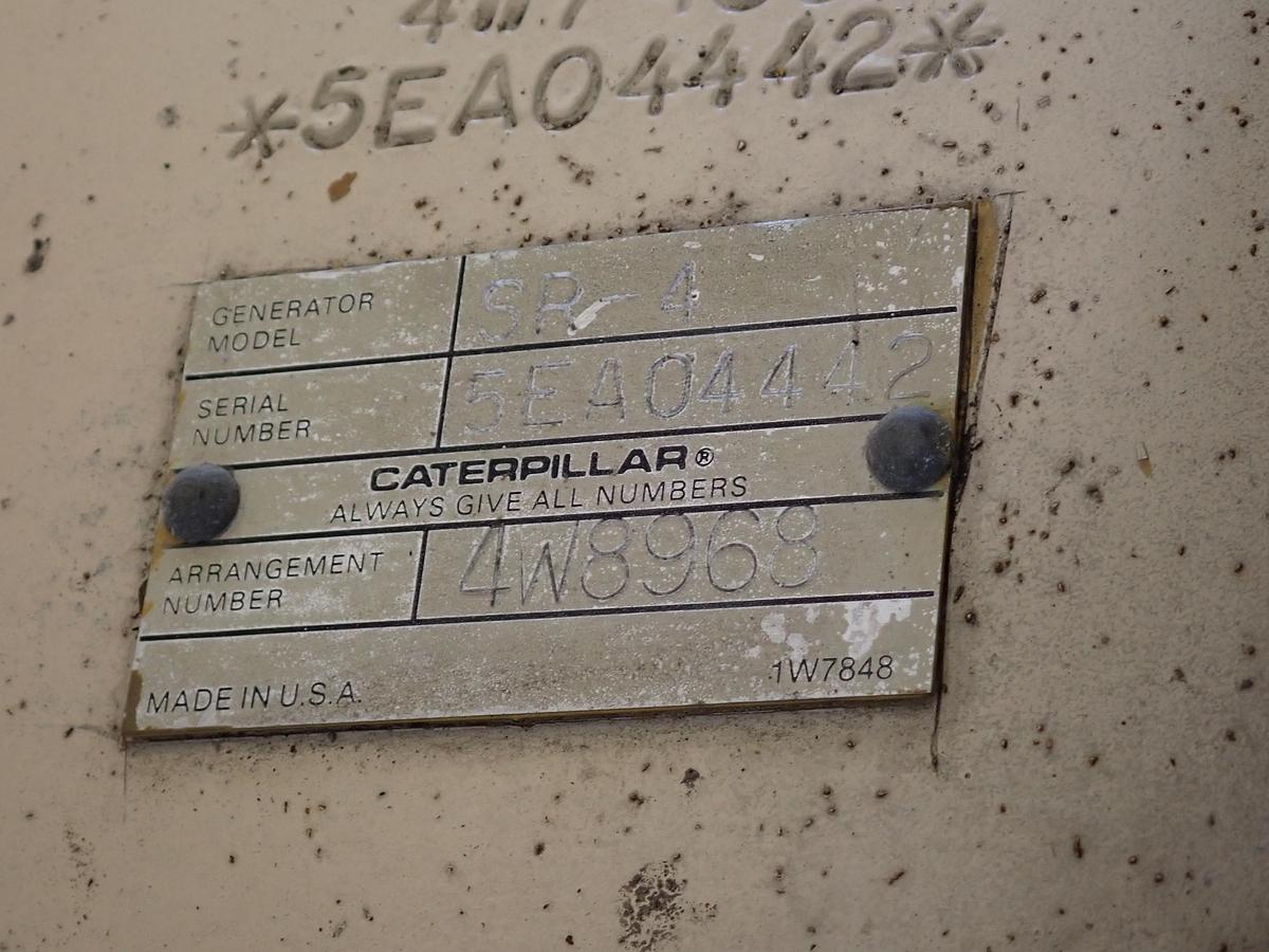 Used 1987 CAT SR4 200 KW Generator 657 HOURS!