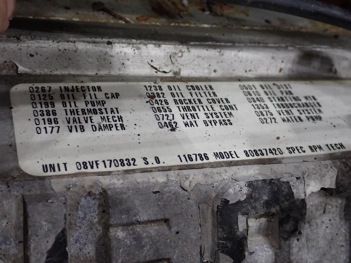 Used Detroit Diesel 8V92TA TWIN TURBO Engine 750 HP!