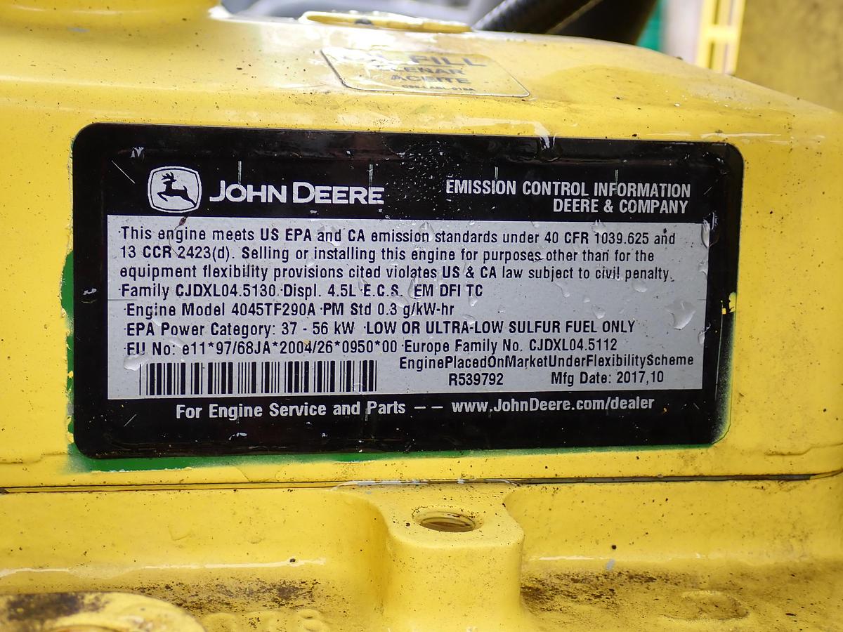 Used 2017 John Deere 4045TF290