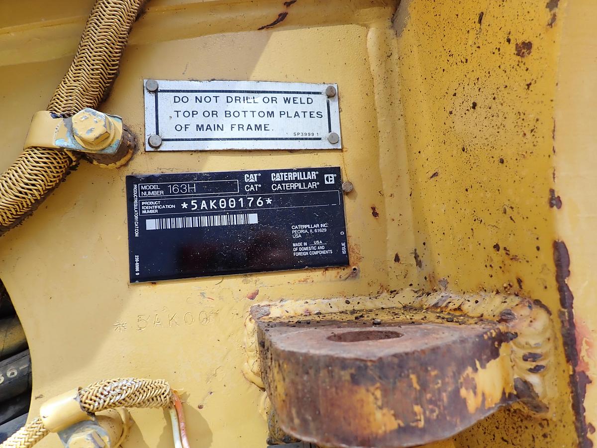 Used 1998 CAT 163H Motor Grader
