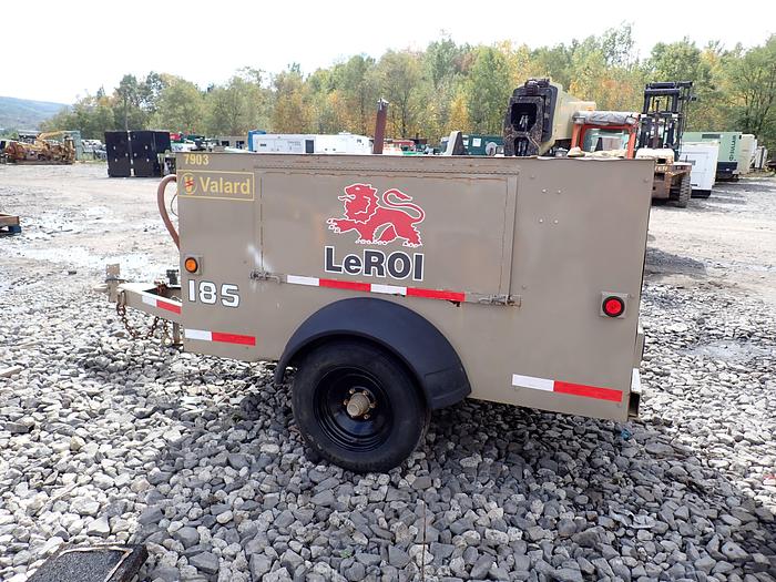 Used 2000 LeRoi Q185D 185 CFM Air Compressor CAT 3034 Diesel