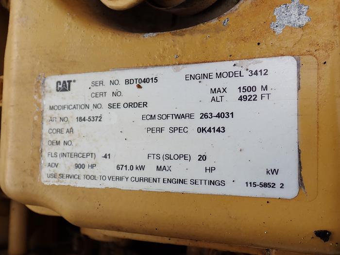 Used 2005 Caterpillar 3412E