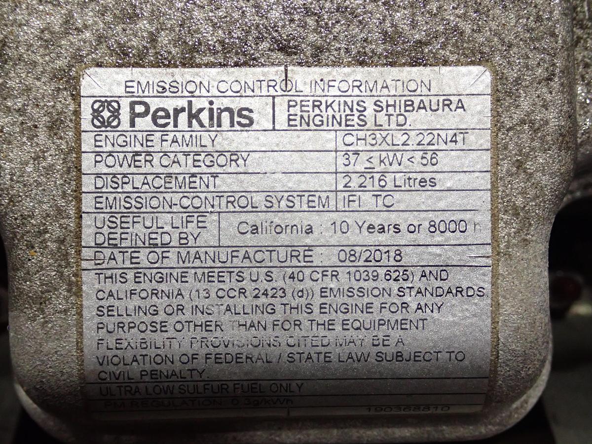 Used 2018 Perkins 404D-22T Turbo Diesel Engine POWER UNIT GP83588N