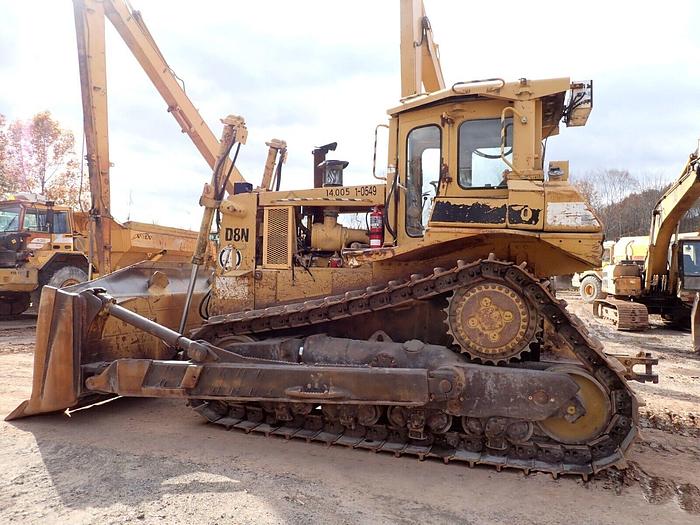 Used 1990 Caterpillar D8N Crawler Dozer CAT EROPS A/C SU Blade 3406C D8