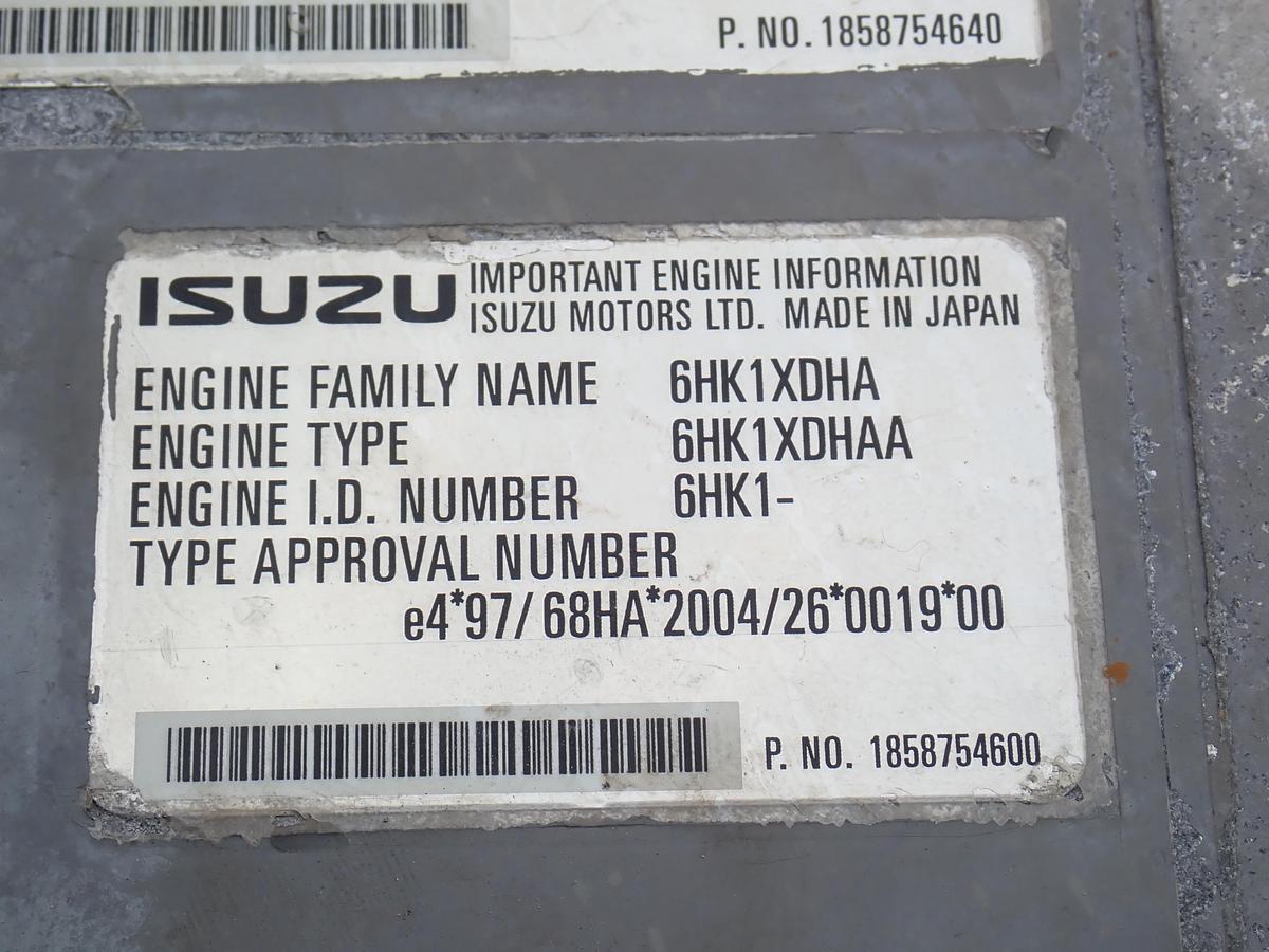 Used 2006 Isuzu 6HK1-XYSA-01 Diesel Engine Hitachi ZX350LC-3 TAKEOUT