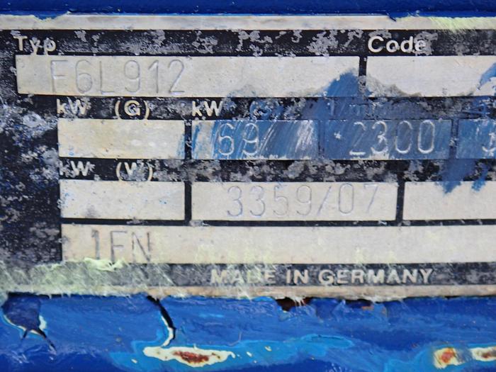 Used DEUTZ F6L912 Diesel Power Unit