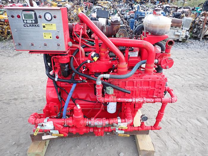 Used 2014 John Deere 6068HFC48 Diesel Fire Pump Engine