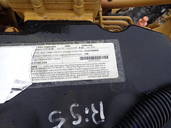 Used 2008 CAT C9 Truck Engine A/R 322-4370 350 HP