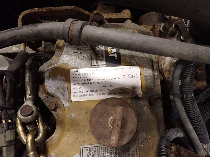 Used Caterpillar 3126 Turbo Diesel Engine RUNS MINT! 250 HP!! CAT Truck 3126B