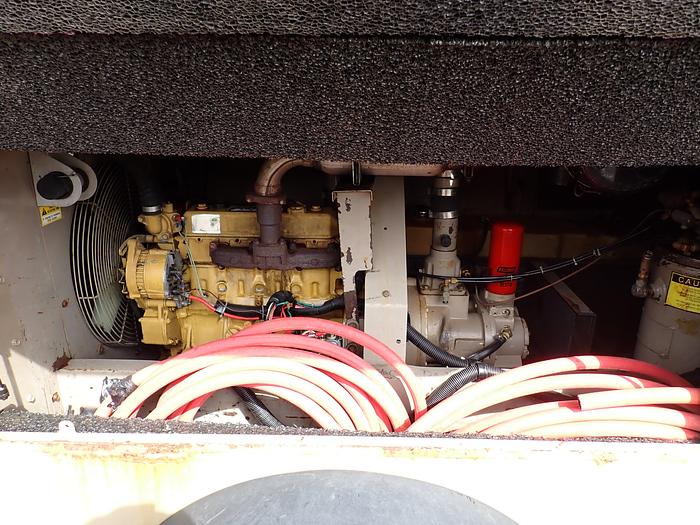 Used 2000 LeRoi Q185D 185 CFM Air Compressor CAT 3034 Diesel