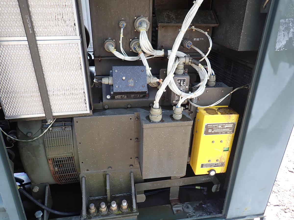 Used 1990 Libby MEP007B 100 KW Diesel Generator GOV'T SURPLUS