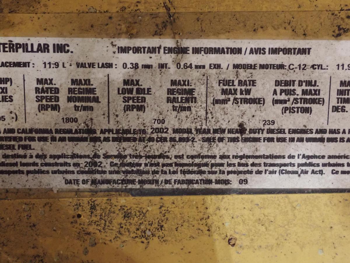 Used 2002 CAT C12 Diesel Truck Engine 455 HP LOW TIME! 