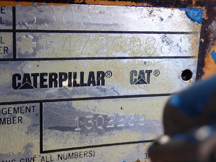 Used 1998 CAT 3306 DITA Diesel Power Unit A/R 130-2239 250 HP 751 HOURS!