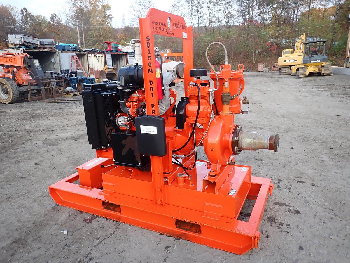 Used 2023 Godwin SD150M 6" Water Pump 134 HOURS!