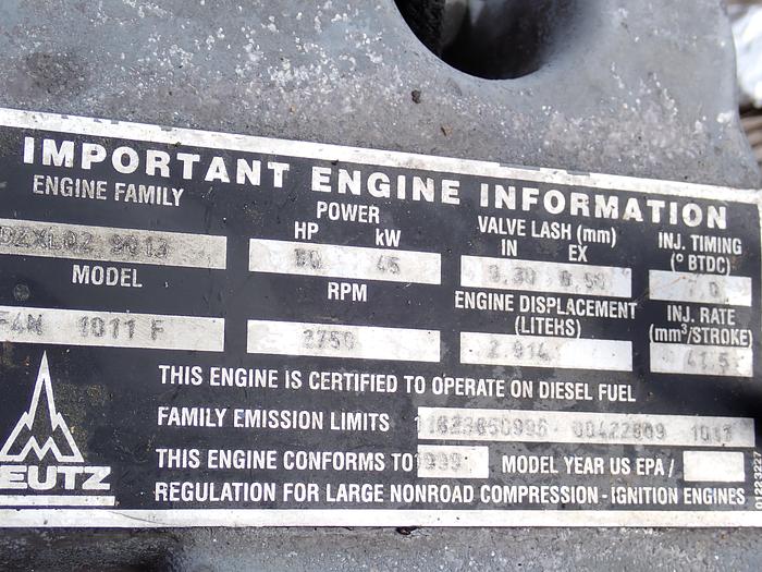 Used Deutz F4M1011F
