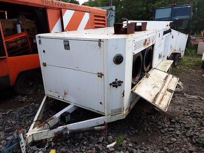 Used 2011 Flagro FVO1000TR Portable Heater KUBOTA DIESEL! Towable 780K BTU