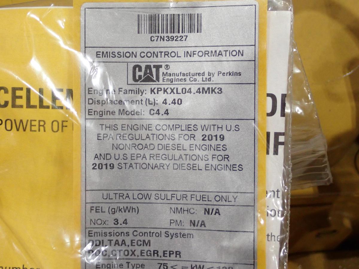 2019 CAT C4.4 Diesel Engine UNUSED SURPLUS! AR # 563-0264