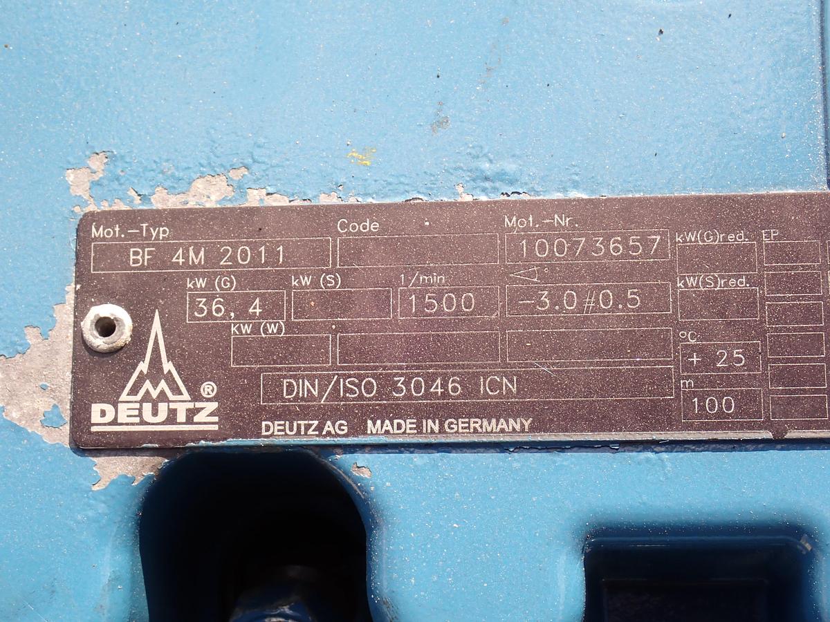 Used Deutz BF4M2011 Turbo Diesel Engine