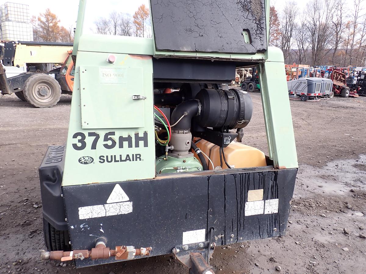Used 2008 Sullair 375HH 375 CFM Air Compressor 200 PSI 49 ORIGINAL HOURS!
