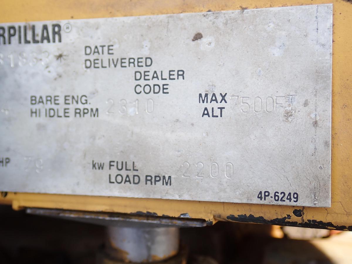 Used CAT 3054 Turbo Diesel Engine AR 100-8184 CB-534B Roller