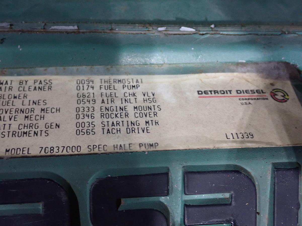 Detroit Diesel 8V71 Engine UNUSED! 7083-7000