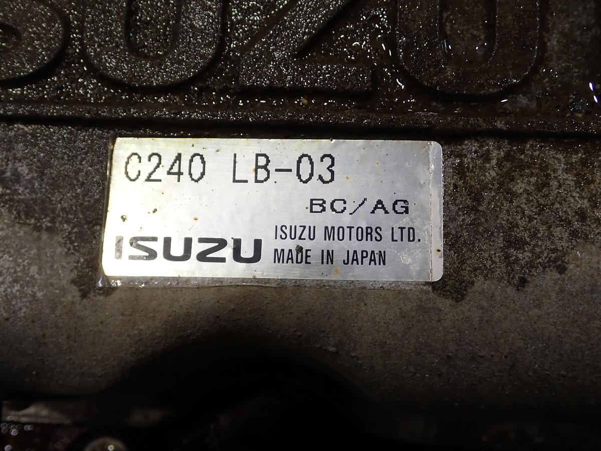 Used 1997 Isuzu C240 Diesel Engine