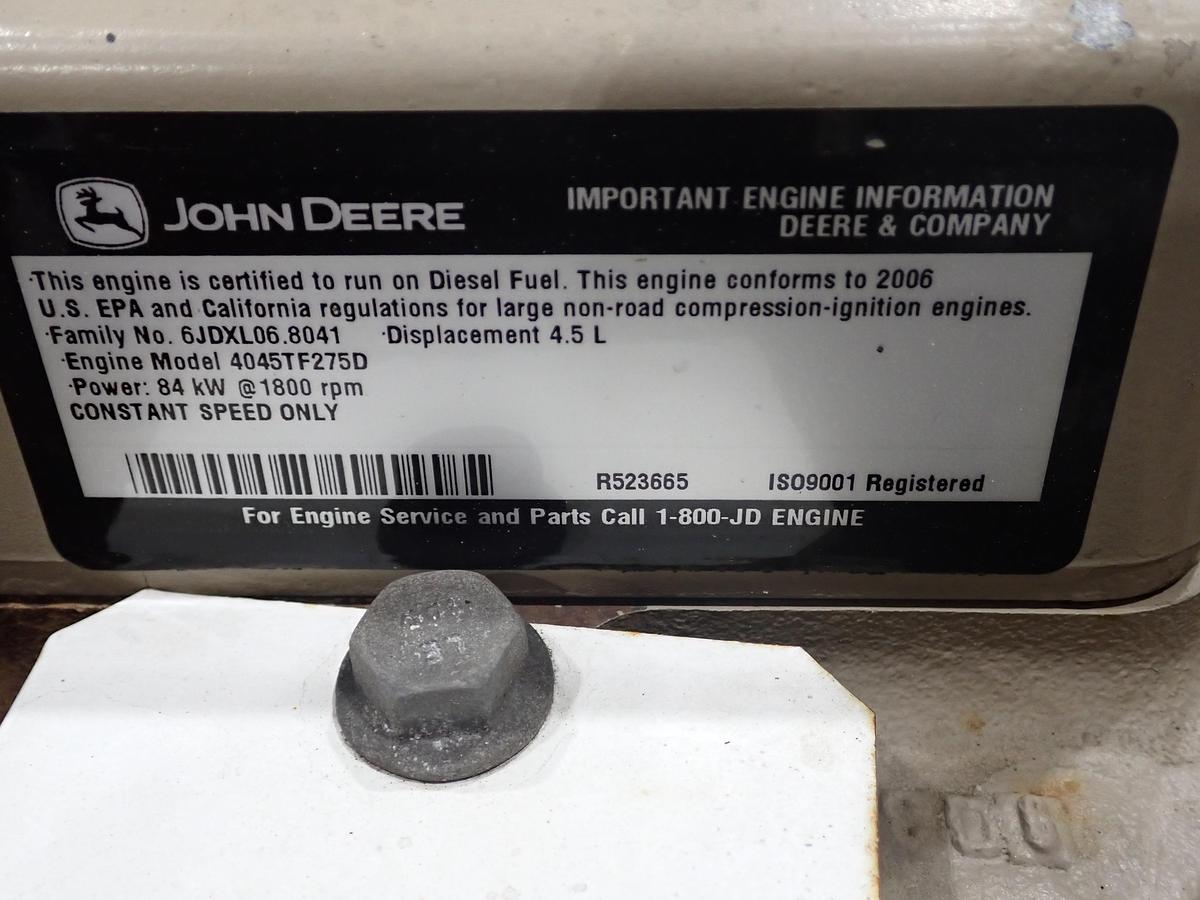Used 2006 John Deere 4045TF275 Diesel Engine