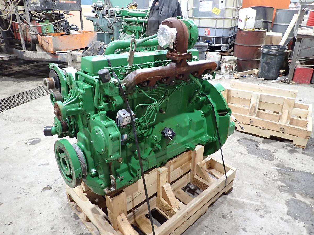Used 2011 John Deere 6068TF151 Diesel Engine GOV'T SURPLUS