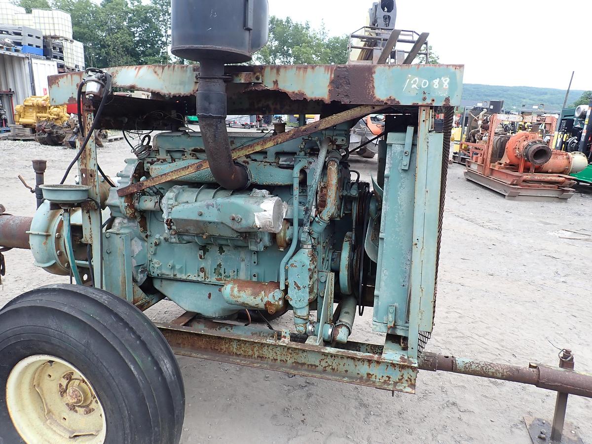 Used Berkeley B6JQBM 8x6 Water Irrigation Pump DETROIT 6-71