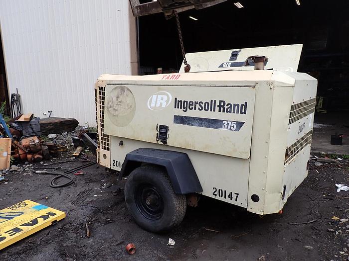 Used 1998 Ingersoll Rand P375WJD 375 CFM Air Compressor DEERE DIESE...