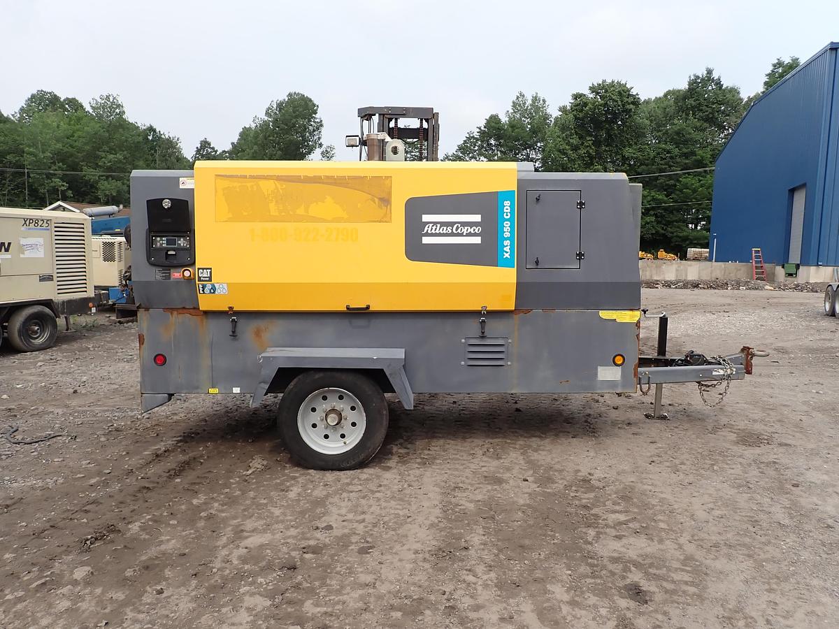Used 2019 Atlas Copco XAS950 CD8 950 CFM Air Compressor