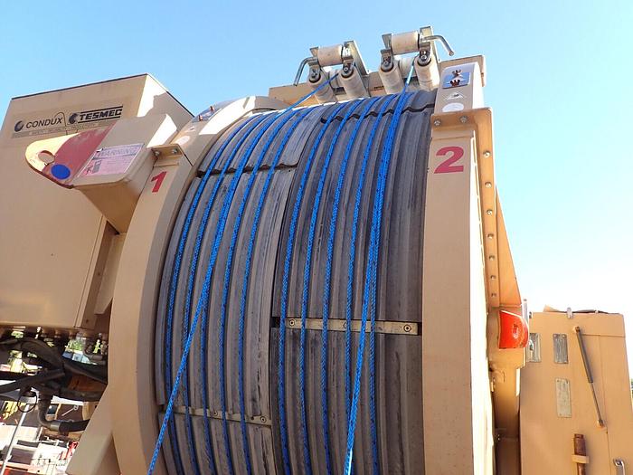 Used 2012 Condux Tesmec FRB616 Hydraulic Tensioner LOW HOURS! VIDEO! Cummins FRB-616