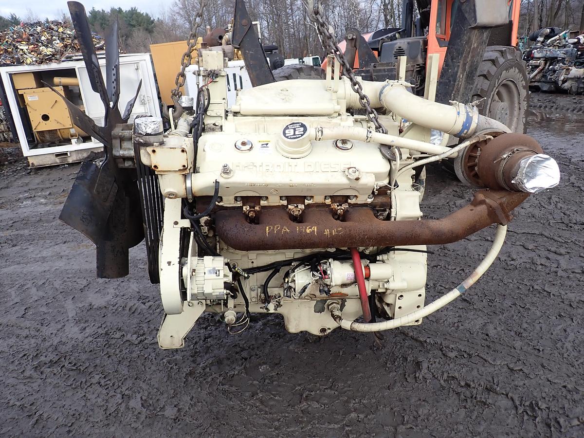 Used Detroit Diesel 8V92TTA Engine TWIN TURBO 1469 HOURS
