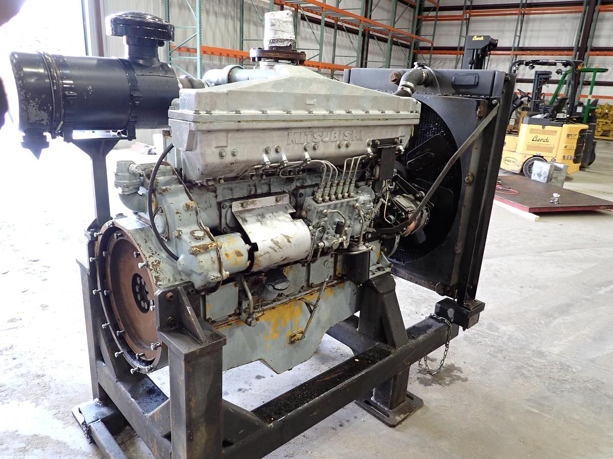 Refurbished 1983 Mitsubishi S6B-TA Diesel Engine POWER UNIT! FRESH REBUILD!
